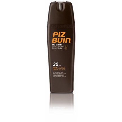 PIZ BUIN IN SUN ULTRA LIGHT SUN SPRAY SPF 30. 200 ml. PIZ BUIN IN SUN ULTRA LIGHT SUN SPRAY SPF 30. 200 ml.