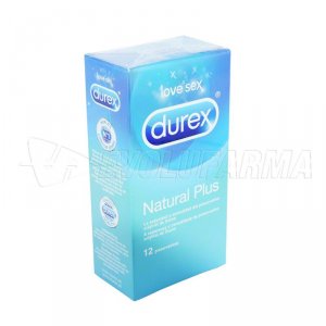 PROFILACTICO DUREX NATURAL PLUS EASY ON. 12 Uds. PROFILACTICO DUREX NATURAL PLUS EASY ON. 12 Uds.