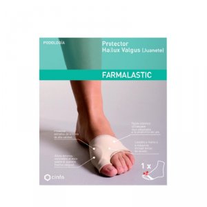 PROTECTOR JUANETES HALLUX VALGUS FARMALASTIC GEL DE SILICONA T-PEQ PROTECTOR JUANETES HALLUX VALGUS FARMALASTIC GEL DE SILICONA T-PEQ