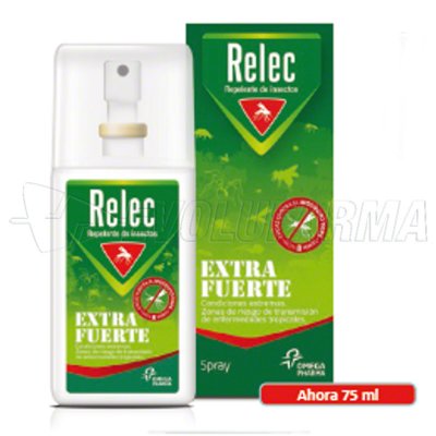 RELEC EXTRA FUERTE 50% SPRAY REPELENTE. 75 ml