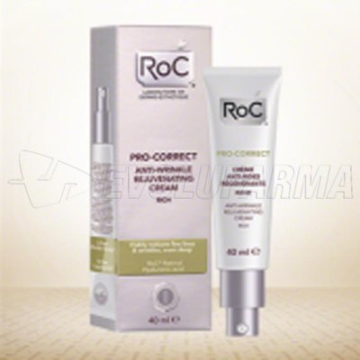 ROC PRO-CORRECT CREMA ANTIARRUGAS REJUVENECEDORA. Envase 40 ml. ROC PRO-CORRECT CREMA ANTIARRUGAS REJUVENECEDORA. Envase 40 ml.