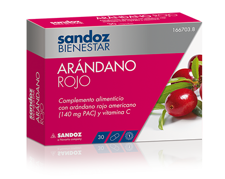 SANDOZ BIENESTAR ARANDANO ROJO CRANBERRY 30 CAPSULAS SANDOZ BIENESTAR ARANDANO ROJO CRANBERRY 30 CAPSULAS