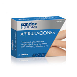 SANDOZ BIENESTAR ARTICULACIONES 30 CAPSULAS SANDOZ BIENESTAR ARTICULACIONES 30 CAPSULAS