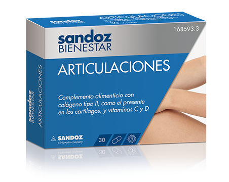 SANDOZ BIENESTAR ARTICULACIONES 30 CAPSULAS SANDOZ BIENESTAR ARTICULACIONES 30 CAPSULAS