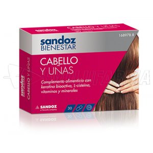 SANDOZ BIENESTAR CABELLO Y UÑAS. 90 Cápsulas SANDOZ BIENESTAR CABELLO Y UÑAS. 90 Cápsulas