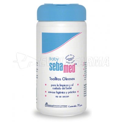 SEBAMED BABY TOALLITAS OLEOSAS. 70 unidades