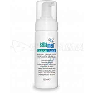 SEBAMED CLEAR FACE ESPUMA LIMPIADORA. Envase con dosificador 150 ml. SEBAMED CLEAR FACE ESPUMA LIMPIADORA. Envase con dosificador 150 ml.