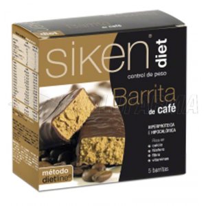 SIKEN DIET BARRITA CAFE, 5 Barritas 36g SIKEN DIET BARRITA CAFE, 5 Barritas 36g