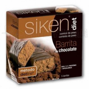 SIKEN DIET BARRITA DE CHOCOLATE. 5 uds. SIKEN DIET BARRITA DE CHOCOLATE. 5 uds.