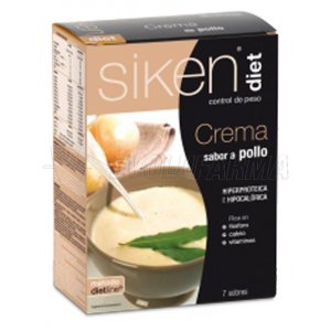SIKEN DIET CREMA DE POLLO, 22g 7 Sobres SIKEN DIET CREMA DE POLLO, 22g 7 Sobres