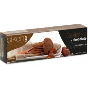 SIKEN DIET GALLETAS DE CHOCOLATE, 15 Galletas SIKEN DIET GALLETAS DE CHOCOLATE, 15 Galletas