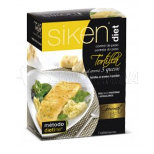 SIKEN DIET TORTILLA AL AROMA DE 3 QUESOS, 24g 7 Sobres SIKEN DIET TORTILLA AL AROMA DE 3 QUESOS, 24g 7 Sobres