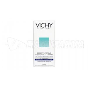 VICHY DÉODORANT DESODORANTE EN CREMA 24 HORAS. Envase de 40 ml. VICHY DÉODORANT DESODORANTE EN CREMA 24 HORAS. Envase de 40 ml.