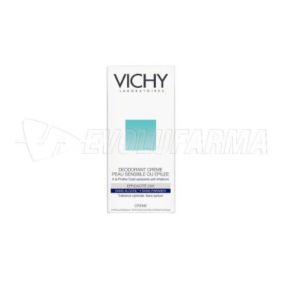 VICHY DÉODORANT DESODORANTE EN CREMA 24 HORAS. Envase de 40 ml. VICHY DÉODORANT DESODORANTE EN CREMA 24 HORAS. Envase de 40 ml.