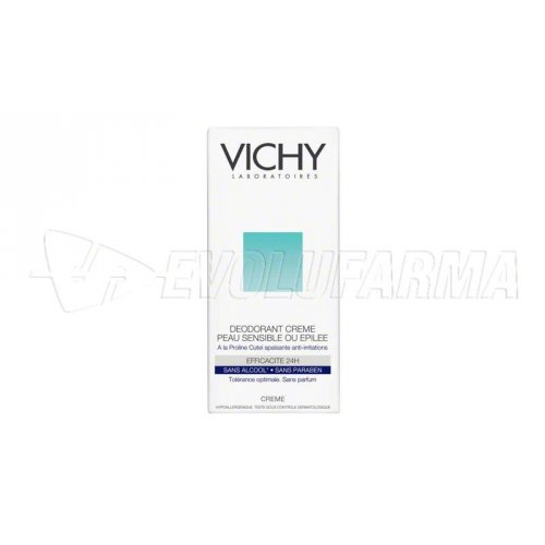 VICHY DÉODORANT DESODORANTE EN CREMA 24 HORAS. Envase de 40 ml. VICHY DÉODORANT DESODORANTE EN CREMA 24 HORAS. Envase de 40 ml.