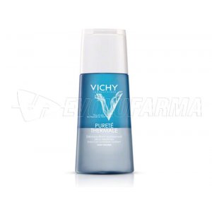 VICHY PURETE THERMAL DESMAQUILLANTE BIFÁSICO OJOS SENSIBLES WATERPROOF. Envase de 150 ml. VICHY PURETE THERMAL DESMAQUILLANTE BIFÁSICO OJOS SENSIBLES WATERPROOF. Envase de 150 ml.