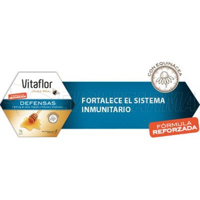 VITAFLOR JALEA REAL DEFENSAS AMPOLLA BEBIBLE 200 ML. 20 Ampollas VITAFLOR JALEA REAL DEFENSAS AMPOLLA BEBIBLE 200 ML. 20 Ampollas