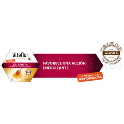 VITAFLOR JALEA REAL ENERGIA AMPOLLA BEBIBLE 200 ML. 20 Ampollas VITAFLOR JALEA REAL ENERGIA AMPOLLA BEBIBLE 200 ML. 20 Ampollas