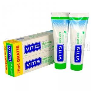 VITIS PASTA DENTRIFRICA ALOE VERA DUPLO 2 x 150 ML VITIS PASTA DENTRIFRICA ALOE VERA DUPLO 2 x 150 ML