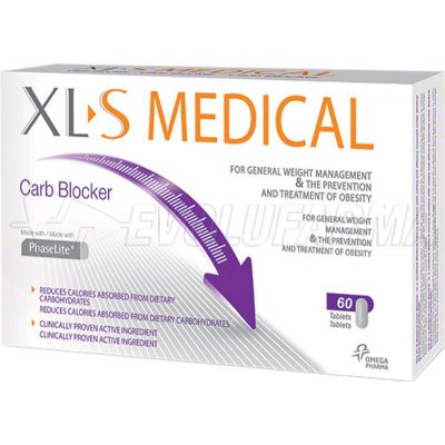 XL S MEDICAL CARBOBLOCKER. Envase de 60 Comprimidos. XL S MEDICAL CARBOBLOCKER. Envase de 60 Comprimidos.