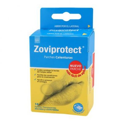ZOVIPROTECT CALENTURAS 16 PARCHES LABIALES ZOVIPROTECT CALENTURAS 16 PARCHES LABIALES